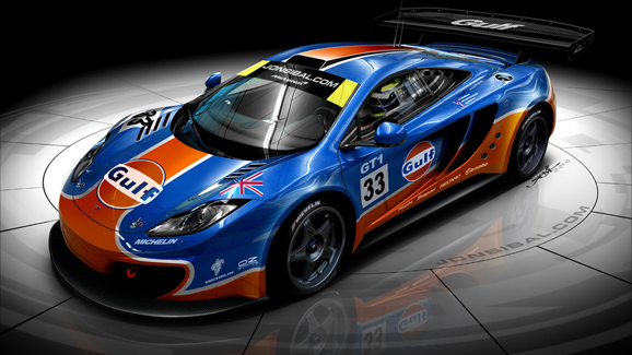 Minichamps McLaren MP4 - 12C Top Gear Sportwagen orange